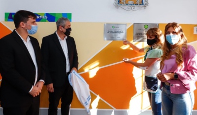 Avellaneda: Inauguran las obras de la Escuela Primaria N°6 de Isla Maciel