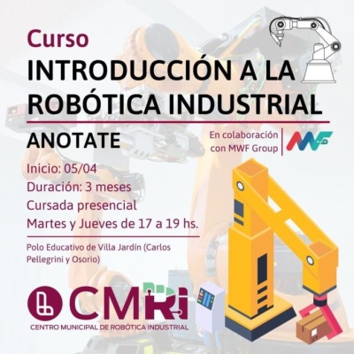 Lanús: Abren la inscripción para el primer curso de robótica industrial