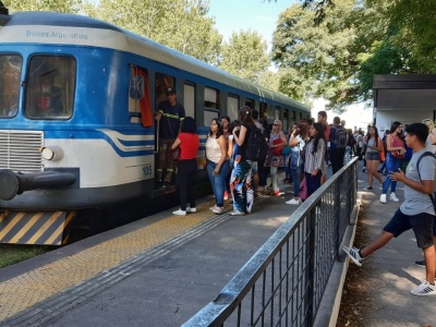 UNLP: Avanzan las obras en el Tren Universitario para extender su recorrido