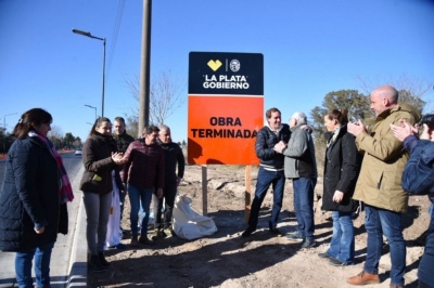 La Plata: Inauguraron el ensanche de la Avenida 31 en Hernández