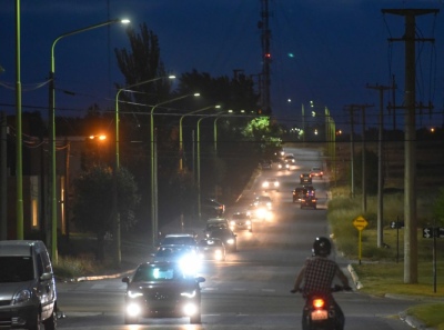 Bahía Blanca: Terminaron el recambio de luminarias LED en White y Cerri