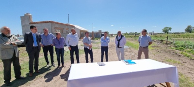 Azul: El Municipio y ENOHSA firmaron un convenio para la ejecución de obras
