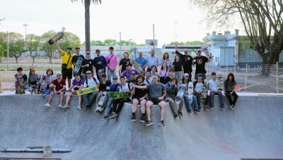 Mercedes: Avanza la obra de la nueva pista de skate en la ciudad