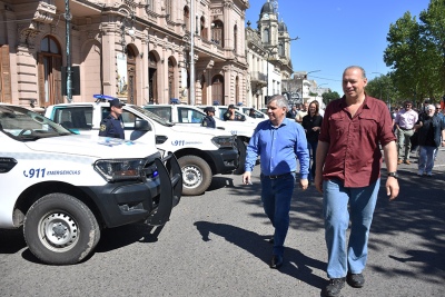 Chivilcoy: El Municipio recibió 17 patrulleros 0 km para renovar su flota