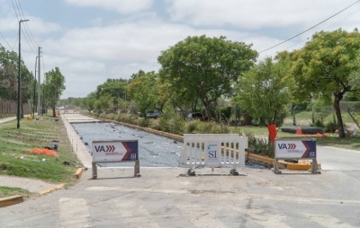 San Isidro: Inician los trabajos de pavimentación en Roque Sáenz Peña