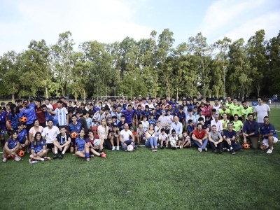 Lomas de Zamora: Inauguraron nuevas canchas de fútbol y rugby en el Parque Eva Perón
