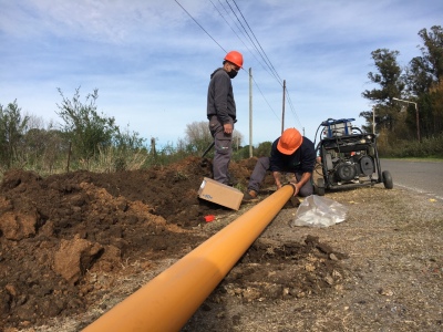 Tandil: Avanzan las obras de extensión de la red de gas en Cerro Leones