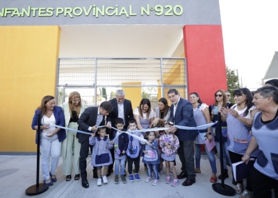Avellaneda: Kicillof y Ferraresi inauguraron el edificio del Jardín de Infantes N°920 en Gerli