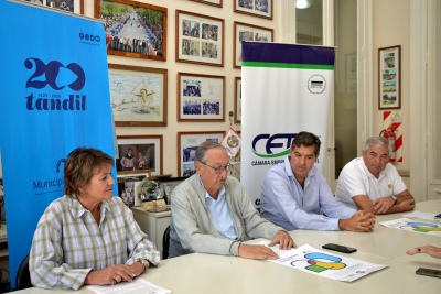 Tandil: El municipio y la Cámara Empresaria presentaron el concurso "Vidrieras del Bicentenario"