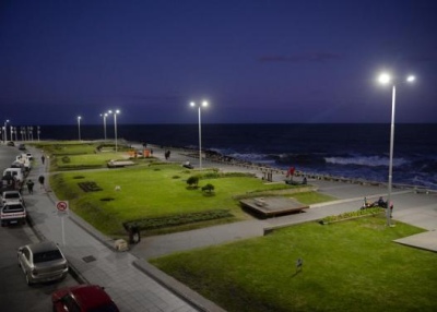 Mar del Plata: El Paseo Punta Iglesias ya cuenta con iluminación LED
