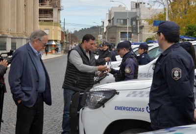 Tandil: Se entregaron 12 nuevos patrulleros para la policía de la ciudad