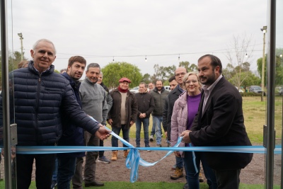 Mercedes: Ustarroz participó de la inauguración de obras en la Sociedad Rural
