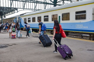 Más de 680 mil personas se movilizaron por el país el fin de semana largo en tren, avión y micro