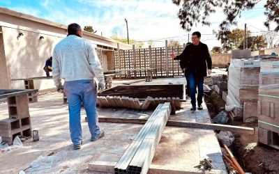 La Costa: Avanzan los trabajos en el nuevo Jardín de Infantes Nº 920 de Mar del Tuyú