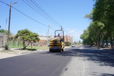 Necochea: Finalizó la pavimentación de una de las principales arterias viales de Barrio Capuchinos