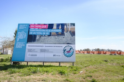 Tapalqué: Comenzó la obra de construcción de 80 viviendas