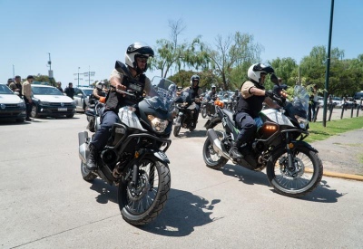 San Isidro: El municipio incorpora nuevas motos para reforzar los patrullajes