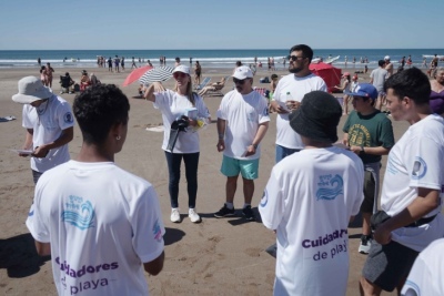 Necochea: El programa "Cuidadores de Playa" ya trabaja en la concientización ambiental
