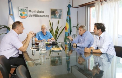 Madariaga: Santoro e intendentes de la región se reunieron con el Ministro de Transporte por Costa Azul