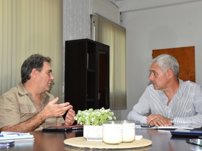 Berisso: Fabián Cagliardi recibió al Ministro de Seguridad bonaerense Javier Alonso
