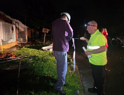 Campana: El municipio trabaja para asistir a los vecinos afectados por el temporal