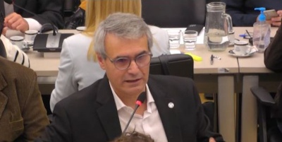 El rector de la UNS Daniel Vega expuso en Diputados sobre la crisis presupuestaria