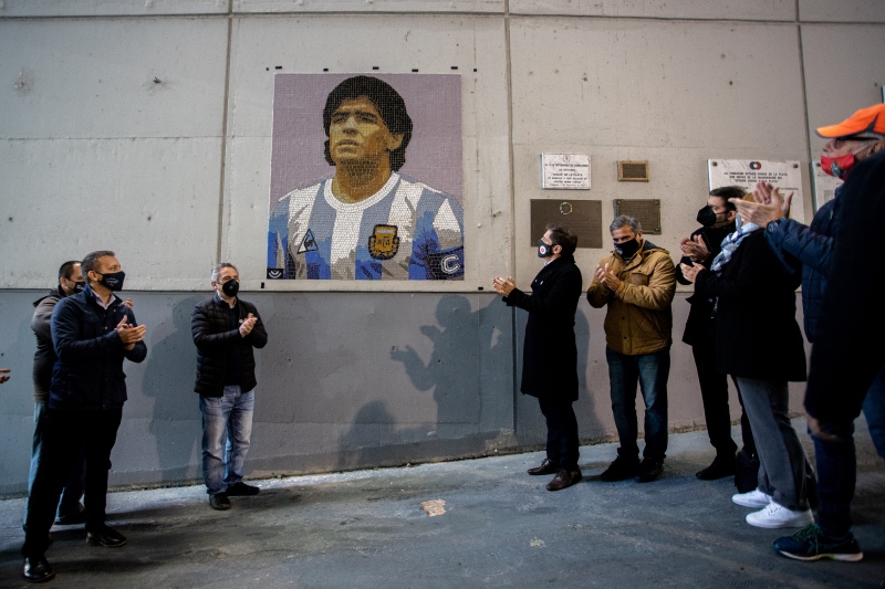 Kicillof presentó una inversión de 500 millones de pesos para apoyar y promover el deporte y homenajeó a Maradona
