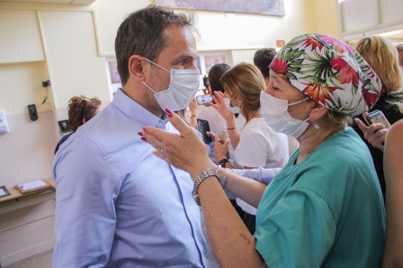 Campana: reconocen el trabajo del personal municipal de salud durante la pandemia