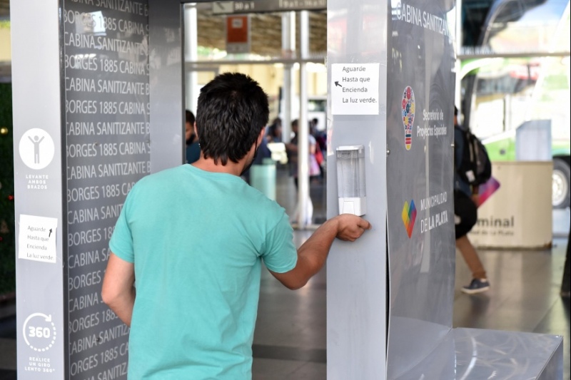Refuerzan los protocolos sanitarios en la Terminal de ómnibus de La Plata para la temporada de vacaciones