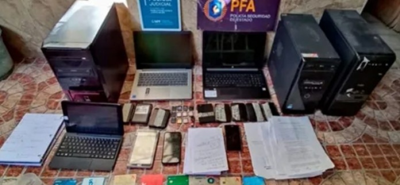 La Policía Federal realizó un allanamiento en Florentino Ameghino por estafas informáticas