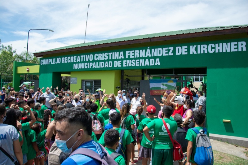 Inauguran el Complejo Cristina Fernández de Kirchner en Punta Lara
