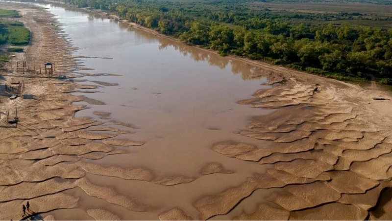 Se acentúa la bajante del Río Paraná