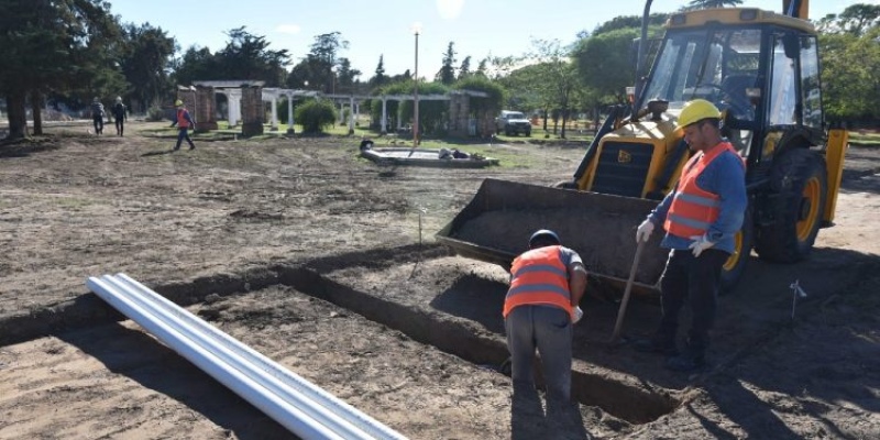 Bahía Blanca: Comenzaron los trabajos para la remodelación del Parque Independencia