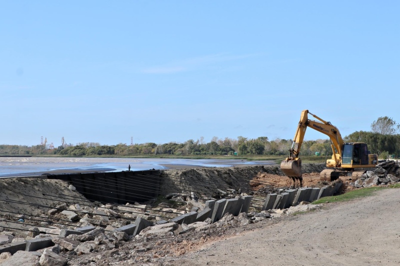 Ensenada: Progresa la obra del Paseo Costero en Punta Lara