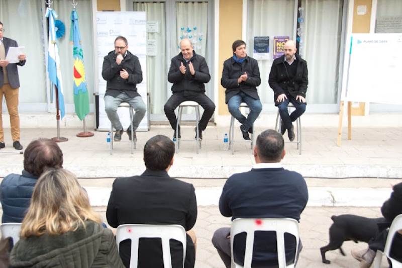 Pehuajó: El intendente Pablo Zurro presentó la obra de gas natural para Mones Cazón