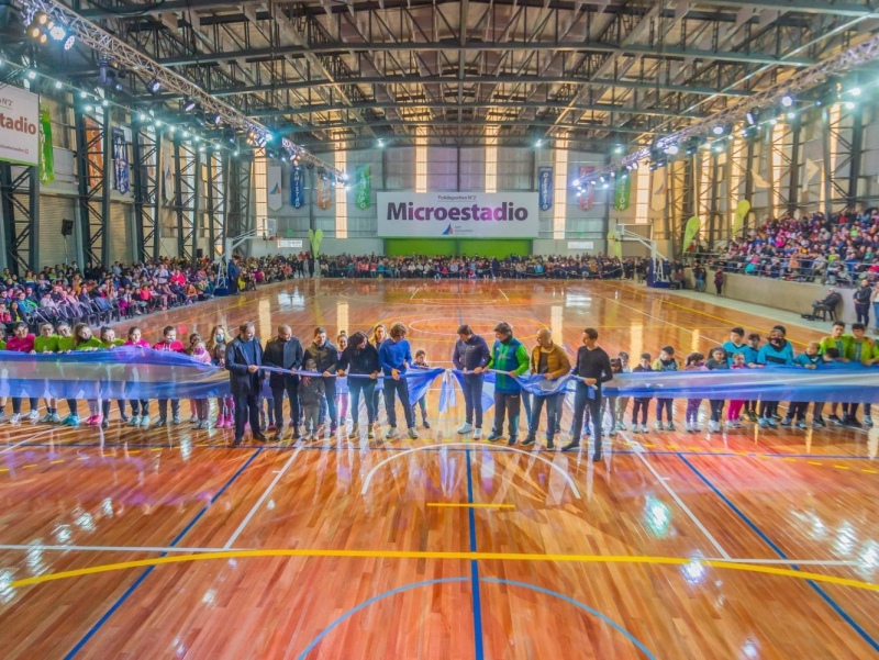 San Fernando: Quedó inaugurado el Microestadio del Polideportivo N° 2