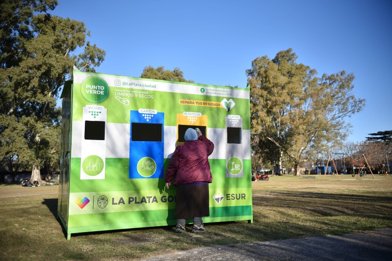 La Plata: Se inauguró un Punto Verde para separar residuos en Melchor Romero