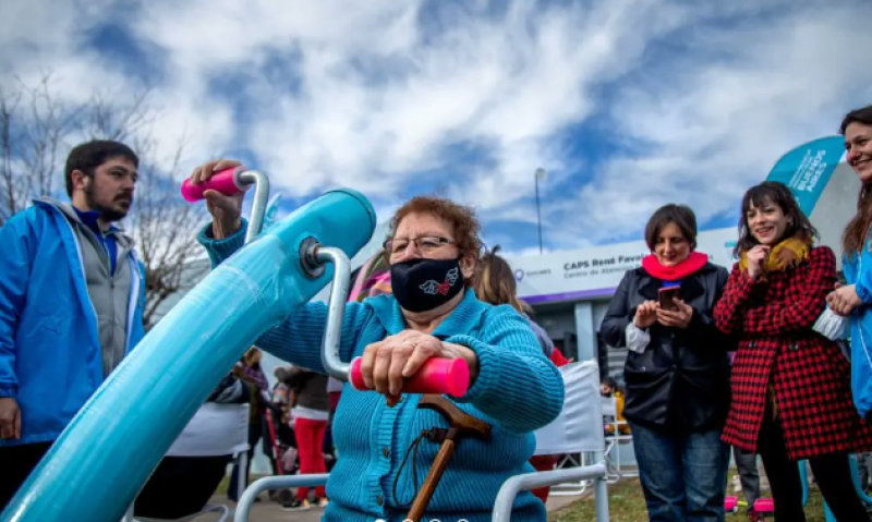 Quilmes: Inauguraron "Plazas Saludables" en los Centros de Salud