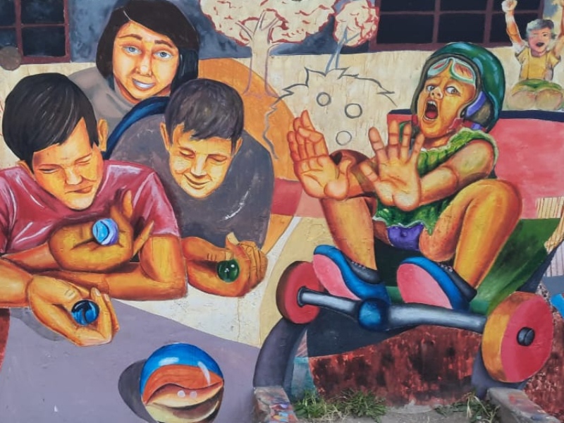Berisso: Se inaugurará un mural en la Escuela Primaria Nº 18