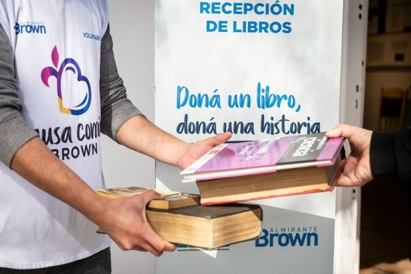 Almirante Brown: Lanzan una colecta de libros en Casa Borges