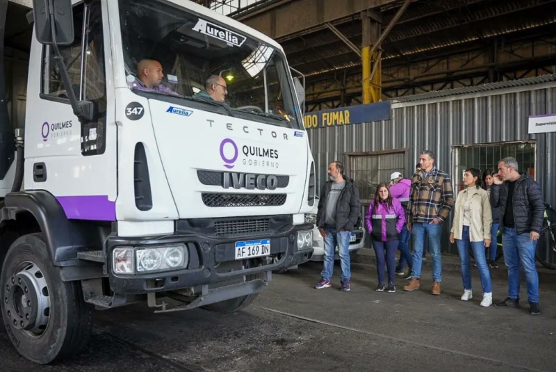 Quilmes: Incorporan 8 nuevos vehículos para la recolección de residuos