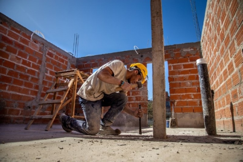 Quilmes: Continúa la construcción de nuevas viviendas en el Barrio Azul
