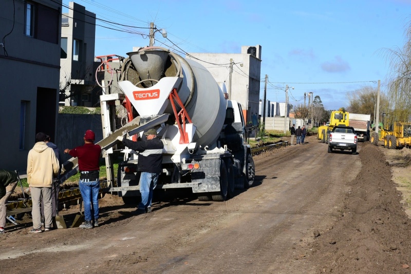 Ayacucho: Terminó la primera etapa de las obras de infraestructura en el barrio El Estadio