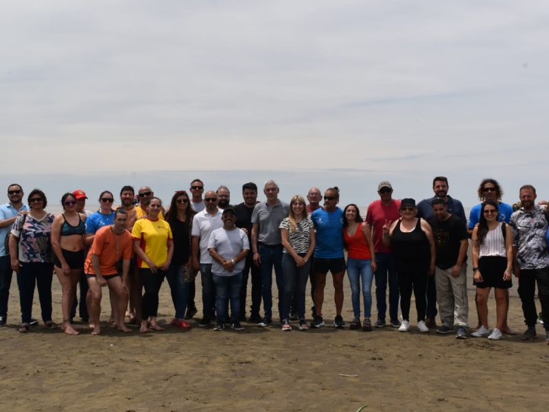 Berisso: El intendente Fabián Cagliardi inauguró la temporada de playas