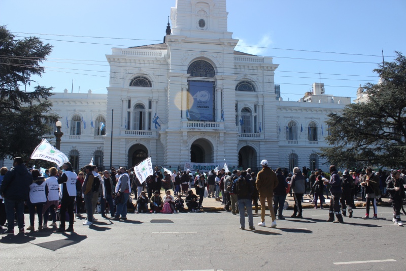 La Plata: Movilización de cooperativistas