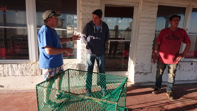 Monte Hermoso: La Cámara de Pescadores recibió elementos de pesca selectiva y amigable con el ecosistema