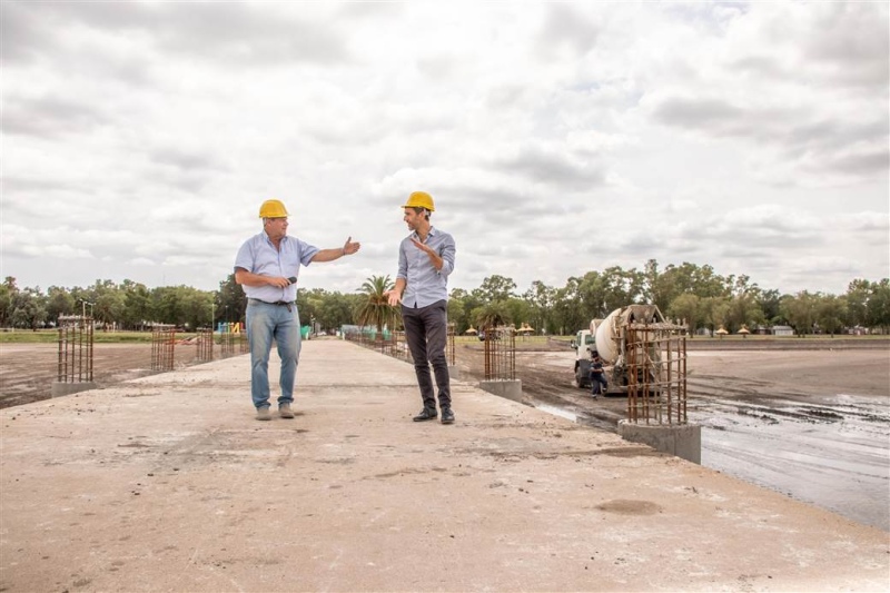 Junín: Concluyó la primera etapa de reconstrucción y puesta en valor del espigón de la Laguna de Gómez