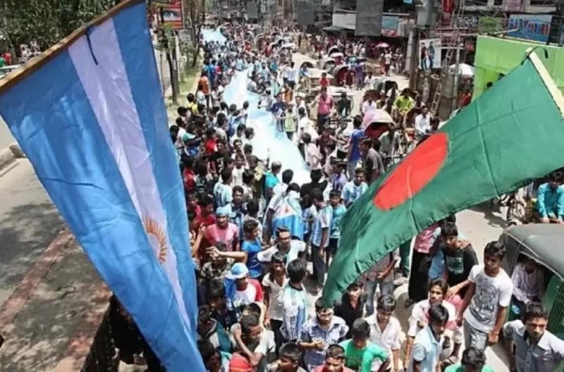Bangladesh y el seleccionado Argentino: un amor inexplicable