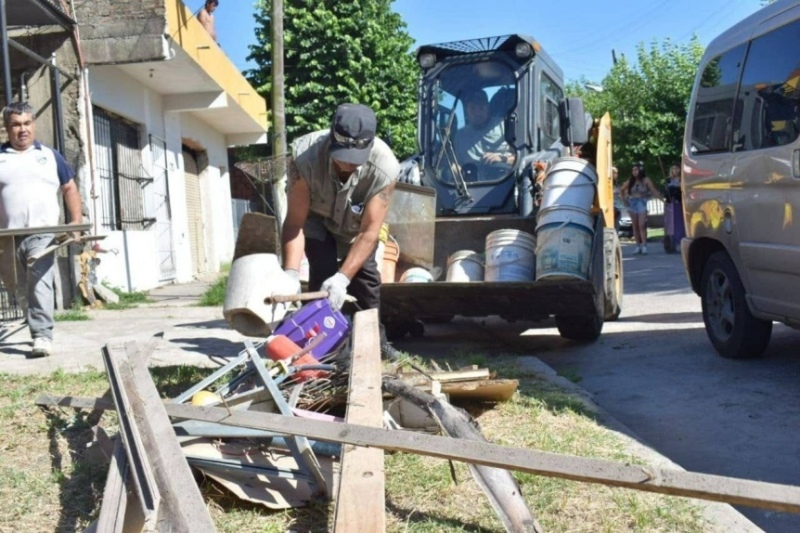 Quilmes: Realizaron operativos de limpieza y descacharreo en barrios de la ciudad