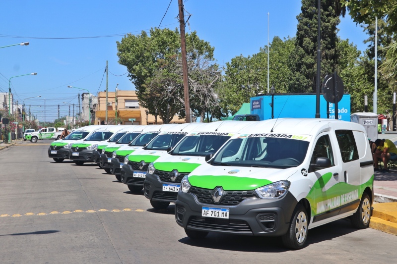 Ensenada: La Comuna incorporó nuevos vehículos a la flota municipal